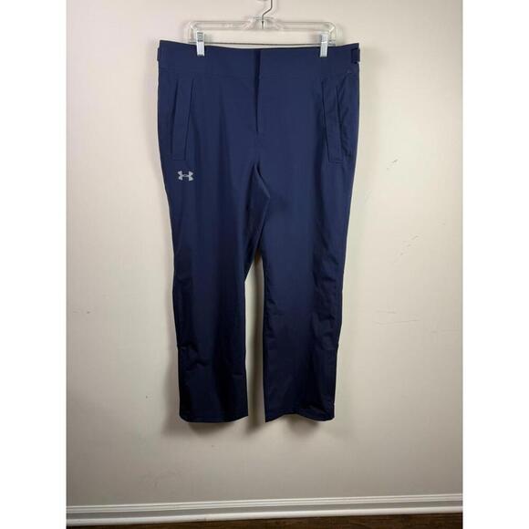 Under Armour Men's UA Storm Golf Rain Pants Midnight Navy Blue L Loose - Picture 1 of 6
